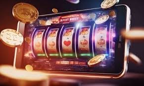 Dealer live casino dengan latar belakang lampu neon warna pink dan ungu